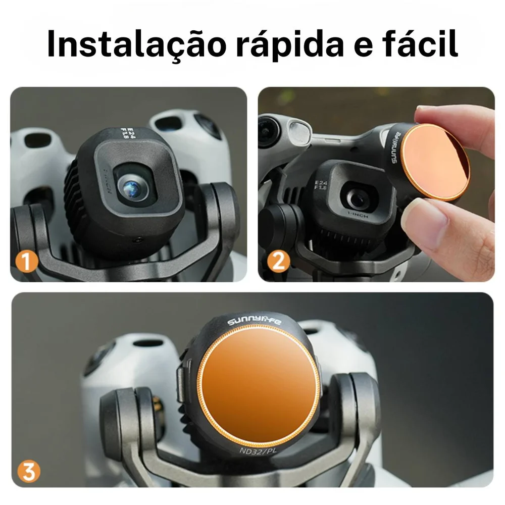 Filtro De Lente Mcuv Para Drone Dji Mini 5 Pro