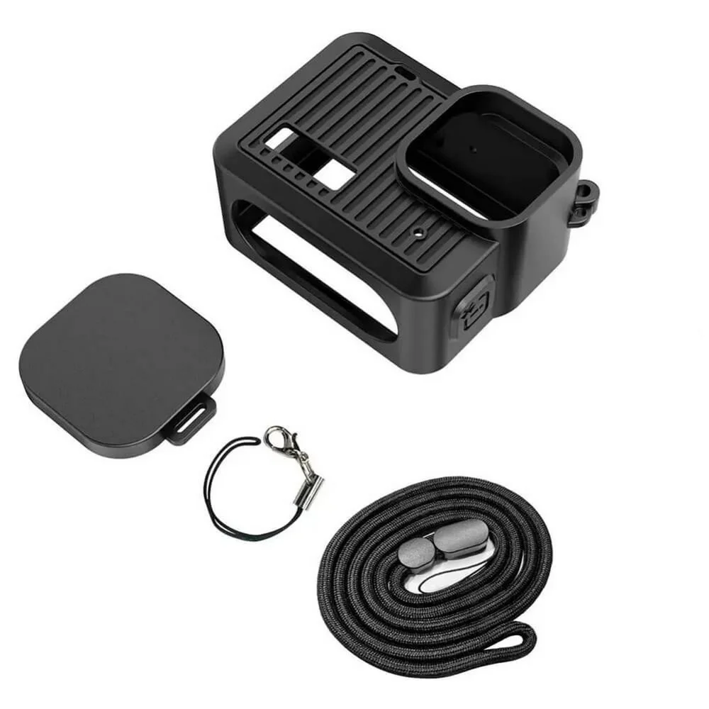 Capa De Silicone Com Protetor De Lente Para Gopro Hero 4k