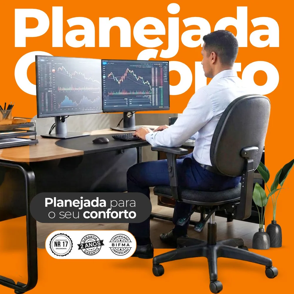 Imagem 2 de 5 do produto Cadeira De Escritório Oficial Oficial Operativa - 1
