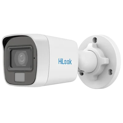 Câmera Mini Bullet 2mp Híbrida Com Áudio E Ir 20m