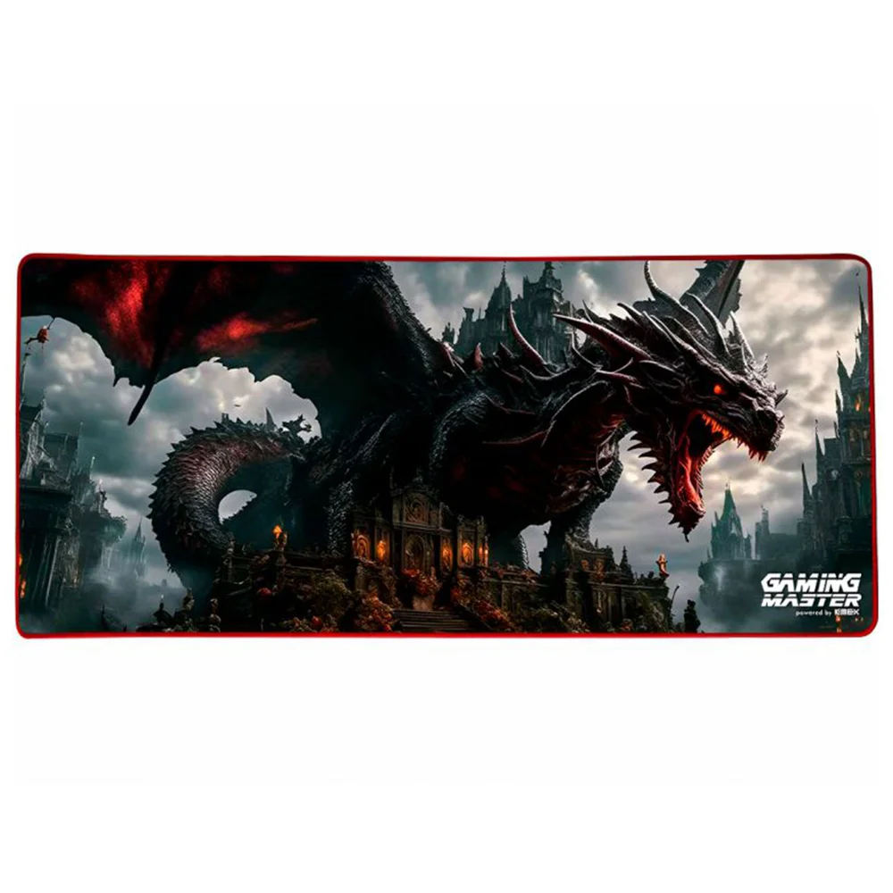Mouse Pad Gamer K-mex Dragon Dynasty, Fx-x7935303, Grande, 80cm X 35cm, Base Emborrachada, Bordas Costuradas - Fxx79353031ck3x Mouse Pad Gamer K-mex Dragon Dynasty, Fx-x7935303, Grande, 80cm X 35cm, Base Emborrachada, Bordas Costuradas - Fxx79353031ck3x