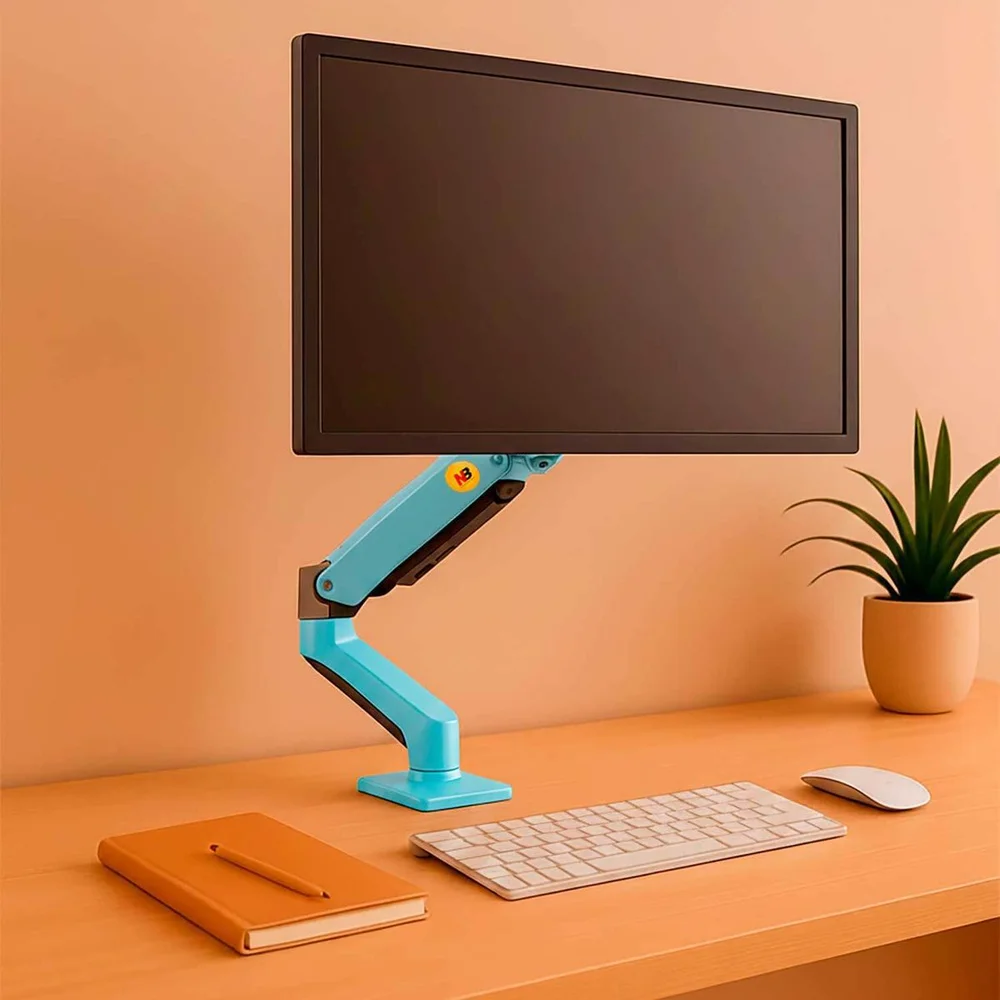 Imagem 5 de 5 do produto Suporte De Monitor Pistao A Gás Articulado 17" A 30" Azul