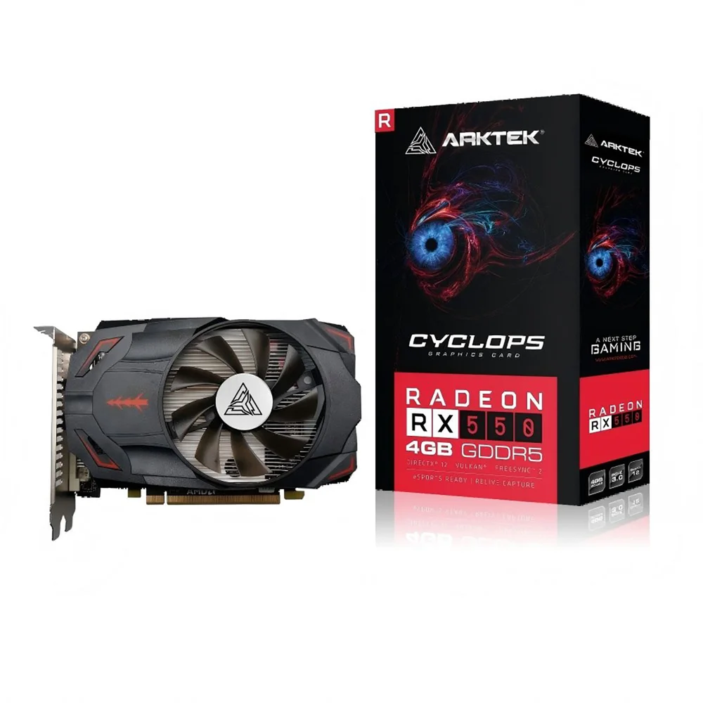 Placa De Video Arktek Radeon Rx550 4gb GDDR5 - Akr550d5s4gh1