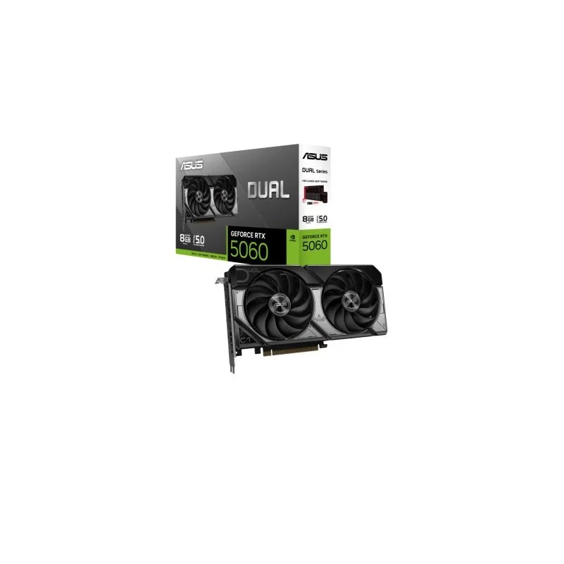 Placa De Video Asus Geforce RTX 5060 Dual 2x 8GB - 128 Bits - HDMI/3x Dp - 90yv0n13-m0na00 6
