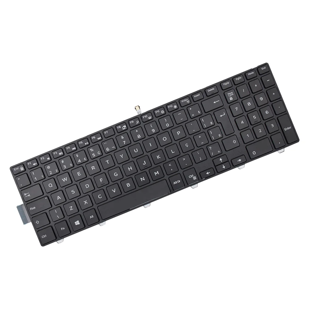 Teclado Para Notebook Dell P51f Com Iluminação Teclado Para Notebook Dell P51f Com Iluminação