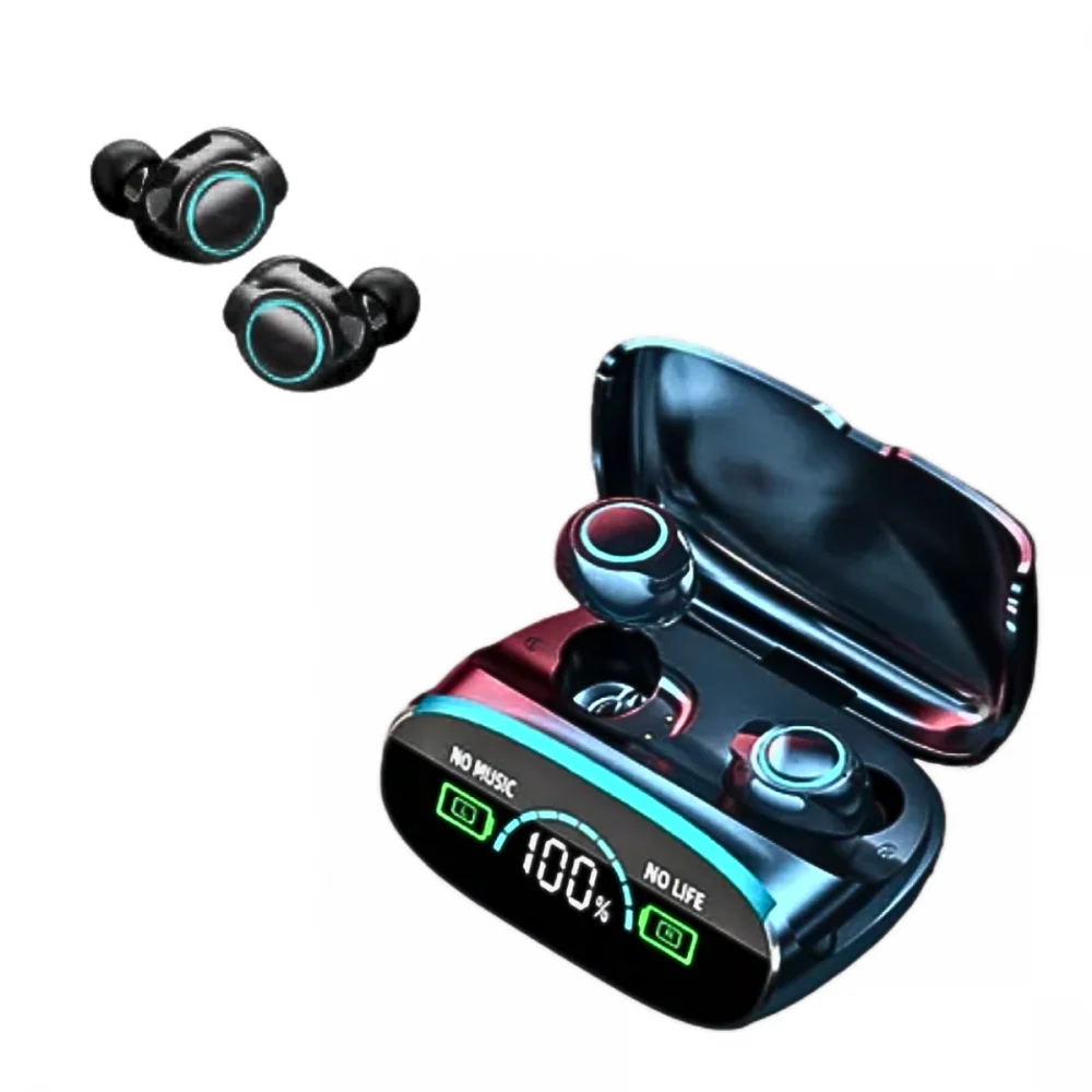 Imagem 2 de 5 do produto Fone De Ouvido Intra Auricular Bluetooth Com Case De Carregamento Visor Digital Altomex M38