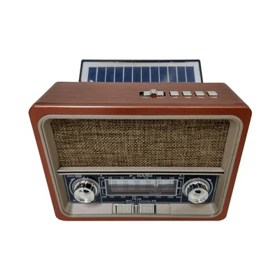 Radio 8 Faixas Solar Fsound Fs-103s Retro