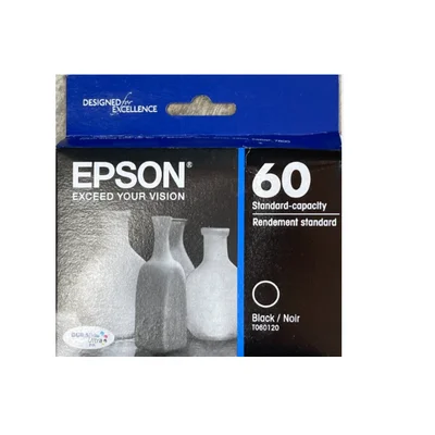 Cartucho 60 Durabrite T060120 Lacrado Ultra Black Cx3800 C68