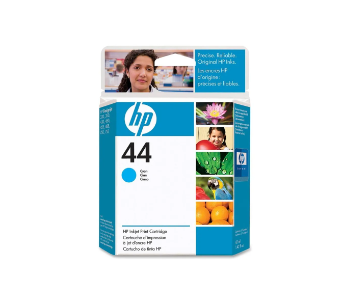Cartucho Hp 44 51644c  Ciano 42ml   Lacrado Cx Branca