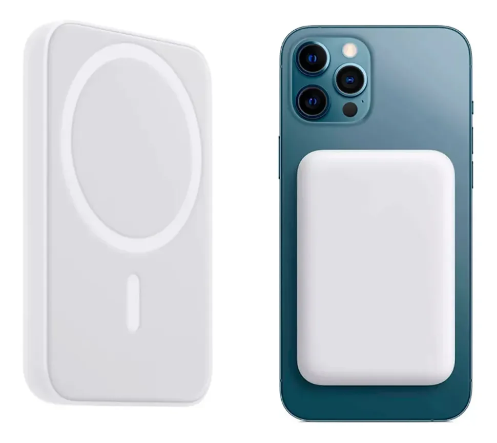Carregador Power Bank Portatil Indução Para Phone 5.000mah