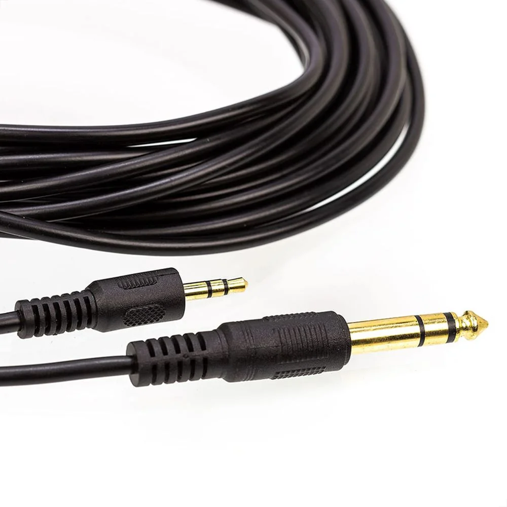 Imagem 2 de 3 do produto Cabo De Áudio P10 6.35mm Para P2 3.5mm - Estéreo 5 Mt 5 Mt