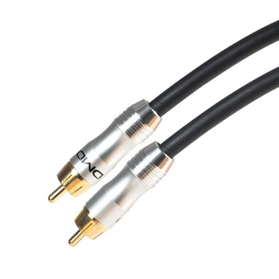 Cabo Coaxial Digital (spdif) Cirilo Cabos  Preto 8 Metros Preto 8 Mt