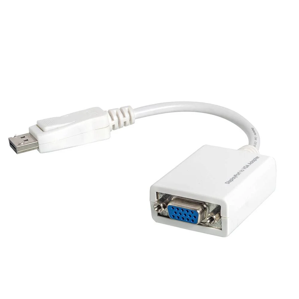 Imagem 2 de 2 do produto Cabo Adaptador Displayport Para Vga Branco