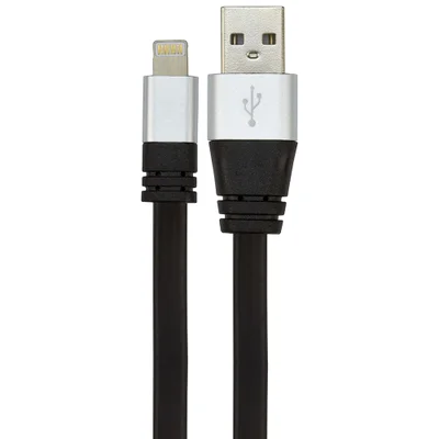 Cabo De Silicone Usb Para Lightning Carregamento E Dados Preto Preto