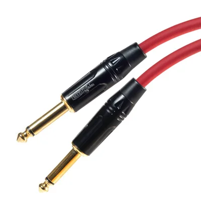 Cabo P10 Para P10 Mono Profissional Vermelho 5 Metros Vermelho 5 Mt