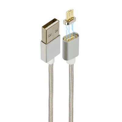 Cabo Magnético Carregador E Dados Para Android 1 Mt 1 Mt