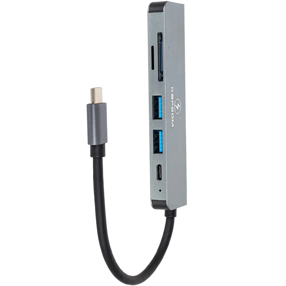 Imagem 5 de 5 do produto Hub Usb 6 Em 1 - HDMI, Usb-c, Usb 3.0, Cartão Sd, Micro Sd