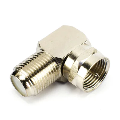 Conector Coaxial Para Fêmea Coaxial - 90 Graus