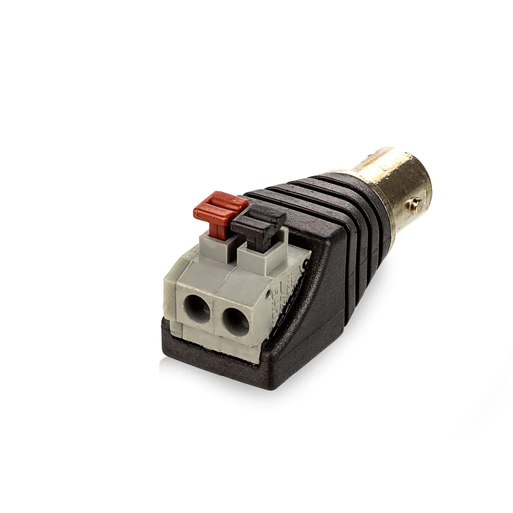Imagem 2 de 2 do produto Conector Borne Bnc De Pressão Fêmea