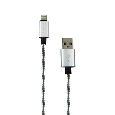 Cabo Usb Lightning Para Iphone Metal  Rosa