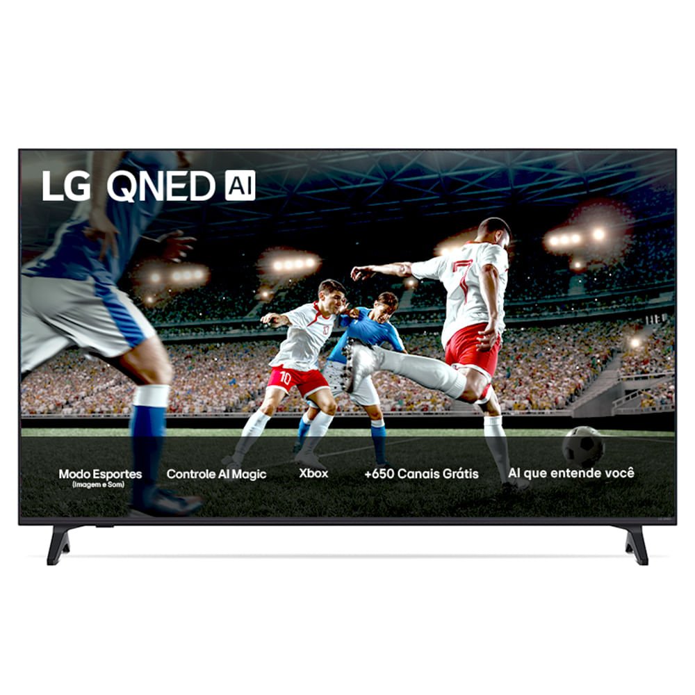 Smart Tv 4k Lg Qned 55” " Processador Ai A7 Gen 8, Super Upscaling, Webos 25, Controle Ai Magic...