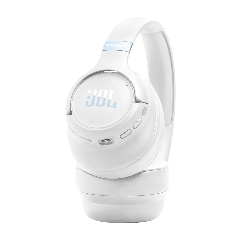 Fone De Ouvido Bluetooth Jbl Tune 780nc Over Ear Branco Com Noise Cancelling Bivolt