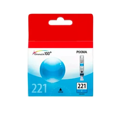 Cartucho Canon 221 Ciano Cli221c 221 Lacrado 9ml