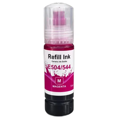 Tinta Compativel P/ Uso Epson T544 T504 L3250 L6191 Magenta 70ml