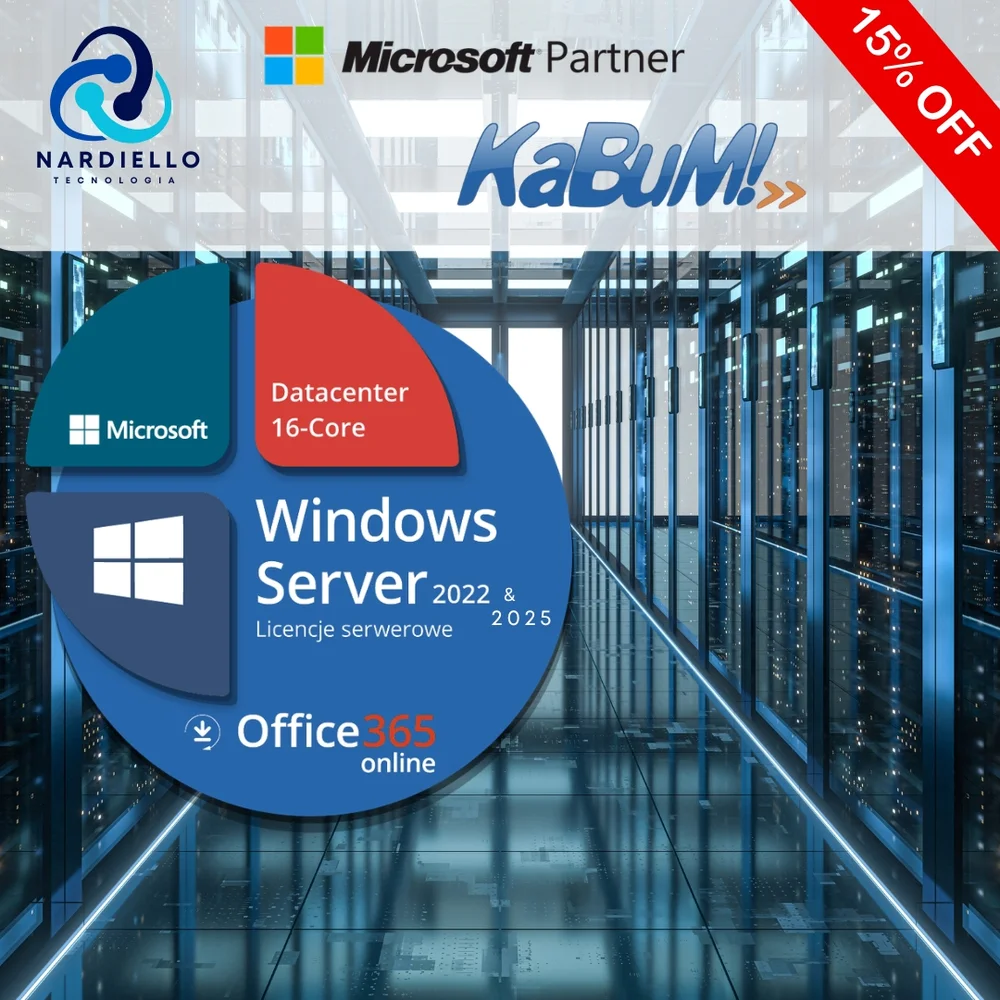 Imagem 2 de 5 do produto Windows Server 2025 Datacenter 16 Core - Licença COEM  - Licença Mídia física 64bits (Produto Físico)