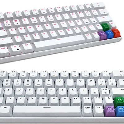 Keycaps Decorativo, 5 Teclas Inspiradas No Pacman