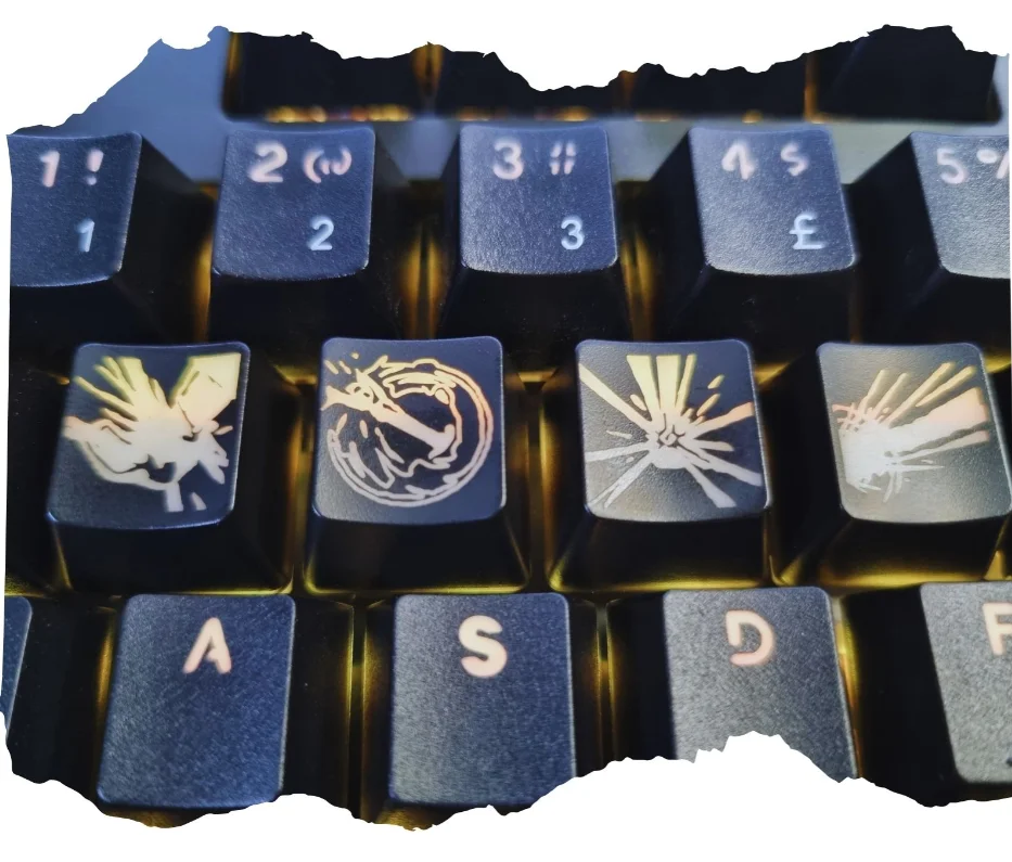 Imagem 2 de 4 do produto 4 Keycaps Personalizadas, Lux,  League Of Legends