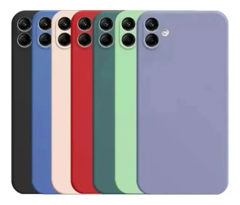 Imagem 4 de 4 do produto Capa Capinha Aveludada Lilás Para Samsung Galaxy A06 4g