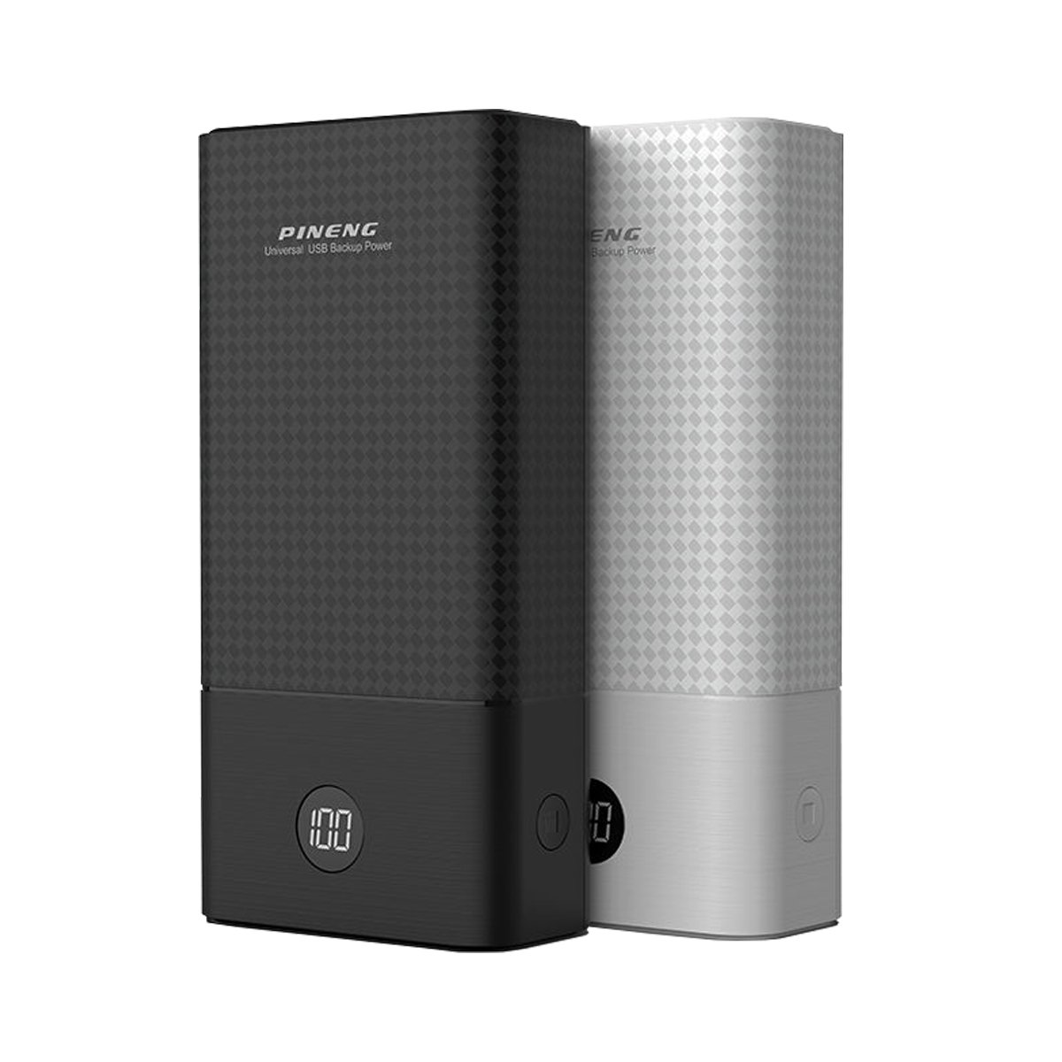 Carregador Portátil 30000 Mah Power Bank Bateria Turbo Pineng Pn899 Cor:branco
