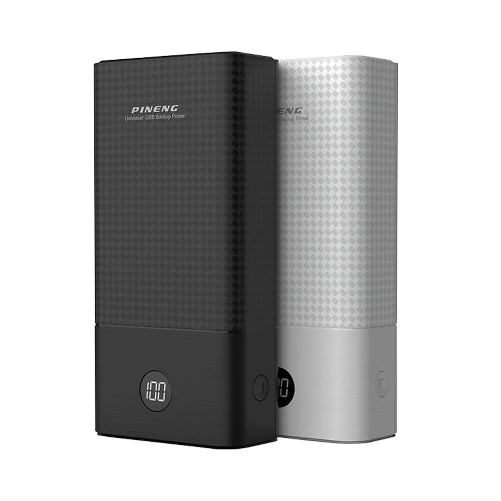Carregador Portátil 30000 Mah Power Bank Bateria Turbo Pineng Pn899 Cor:branco