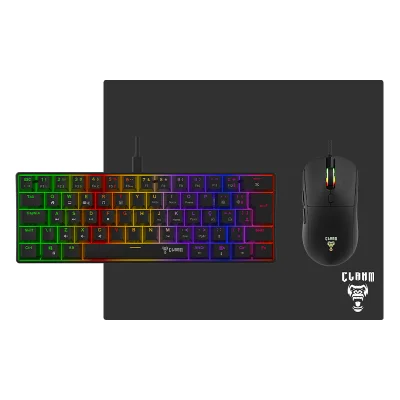 Kit Gamer Darkline Lite - Teclado - Mouse -mousepad