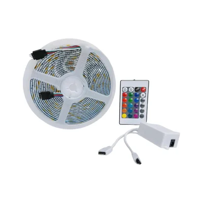 Fita De LED RGB Usb Com Controle Remoto E Sem A Fonte De Energia 5m 16 Cores