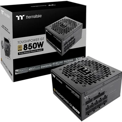 Fonte 850w Thermaltake Toughpower Gt Atx 3.1 PCie 5.1 80 Plus Gold Full Modular Ps-tpt-0850fnfagb-3