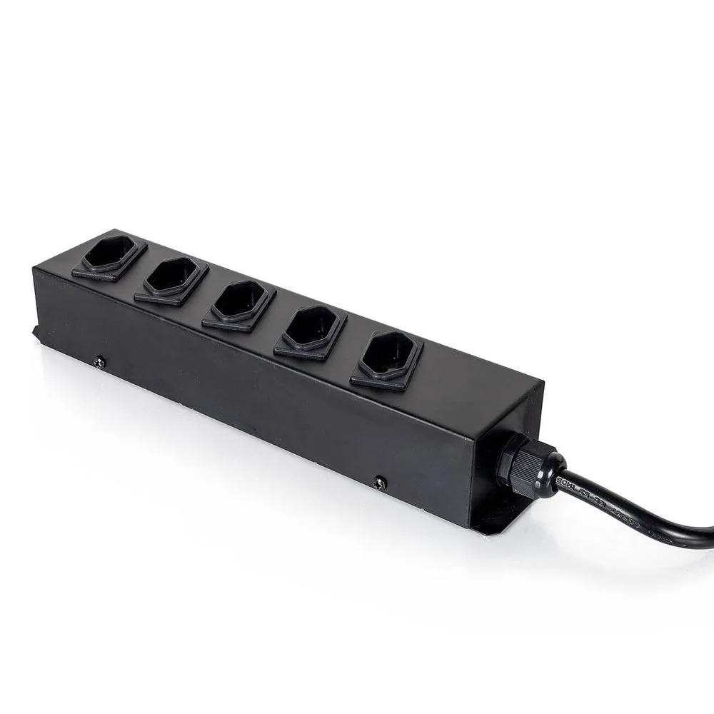 Imagem 3 de 5 do produto Extensão Com 5 Tomadas Cabo Pp 3x2,50 Mm² 20a 90 Metros 20 A 90 Mt