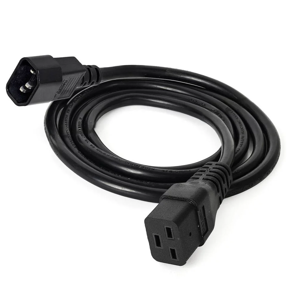 Imagem 3 de 5 do produto Cabo De Força Extensor Iec C19 14awg 3 Metros 3 Mt