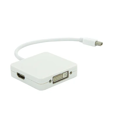 Adaptador Mini Displayport 3 Em 1, Dvi, HDMI E Displayport
