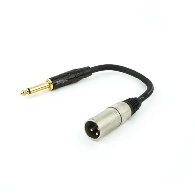 Cabo Adaptador Xlr Macho Para P10 Profissional  Mono 8 Metros Mono 8 Mt