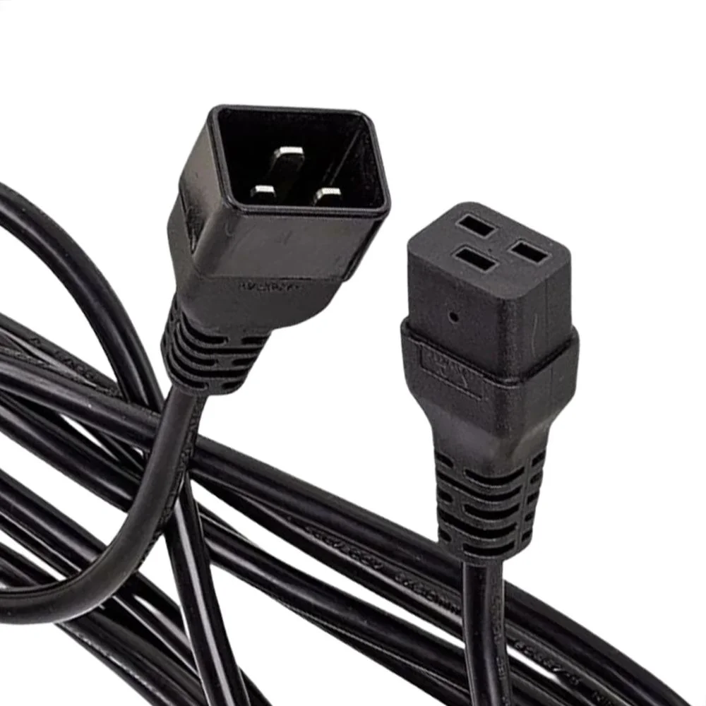 Imagem 3 de 4 do produto Extensão De Cabo De Força Iec C20/c19 5 Metros 5 Mt