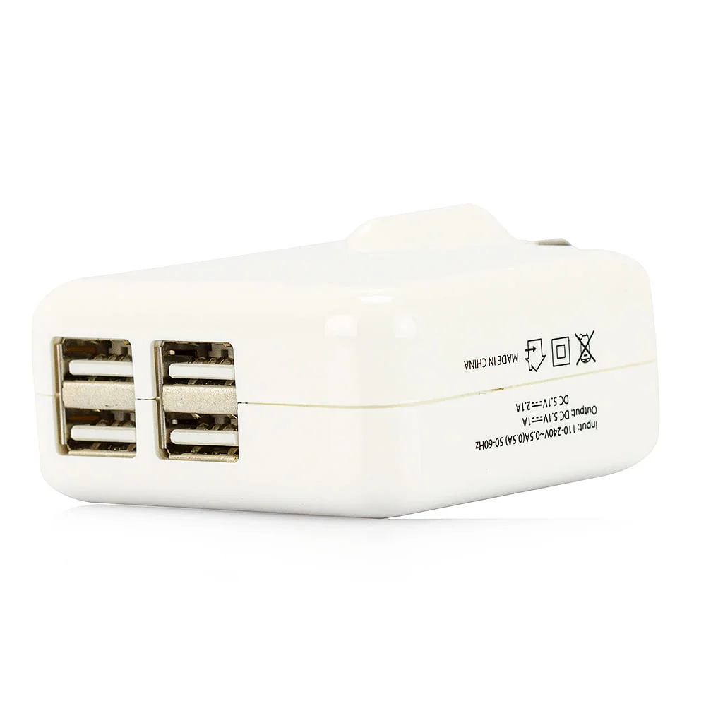 Imagem 2 de 3 do produto Carregador Para Iphone, Ipad E Ipod Com 4 Portas Usb