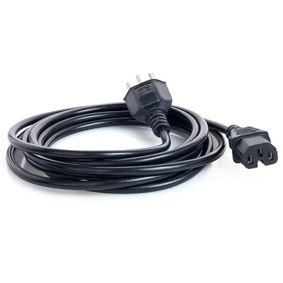 Cabo De Força Novo Padrão 10a Tripolar Iec C15 5 Mt 5 Mt