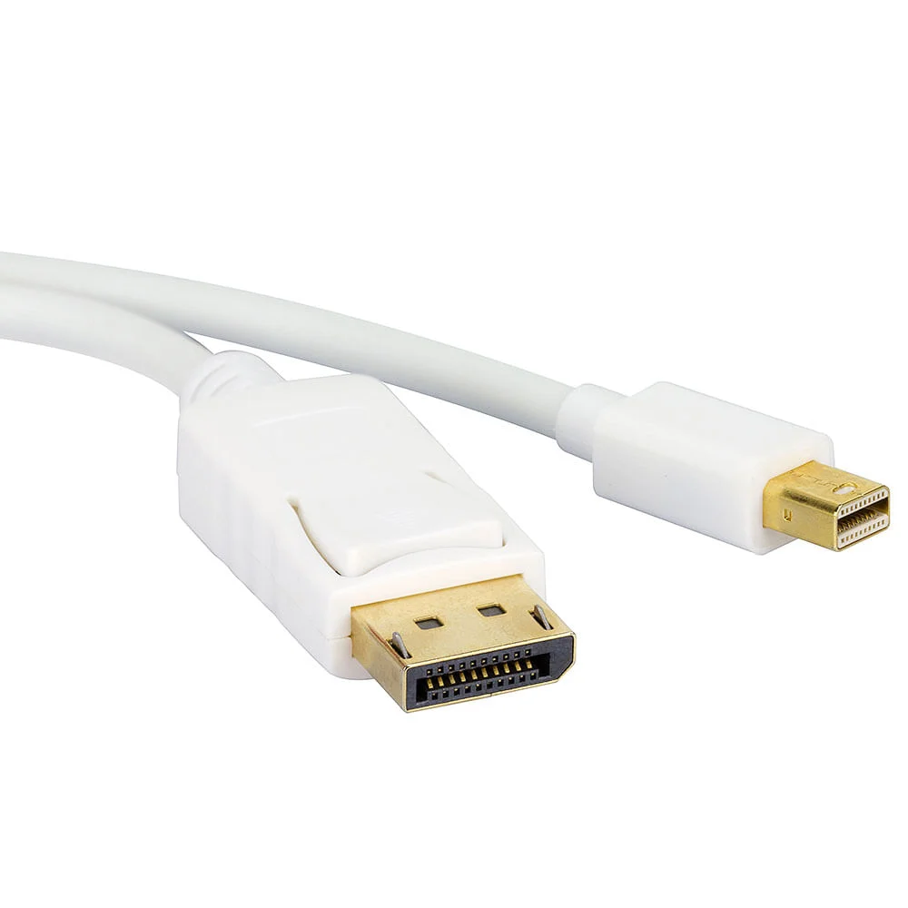 Imagem 3 de 3 do produto Cabo Mini Displayport Para Displayport Branco