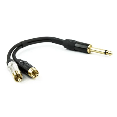 Cabo P10 Para 2rca Profissional Mono 8 Mt Mono 8 Mt