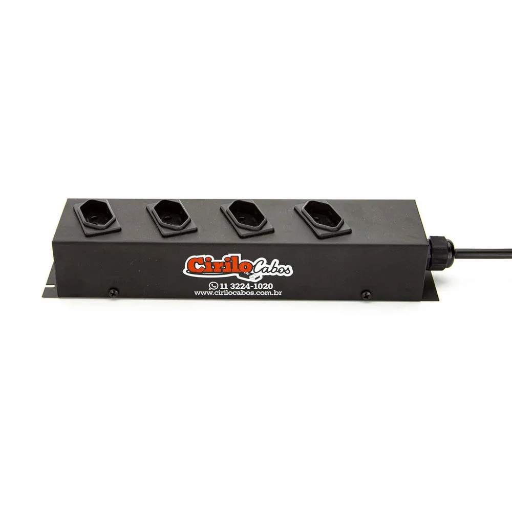 Imagem 3 de 3 do produto Extensão Cabo Pp 3x2,50 De 4 Tomadas 20 A 90 Mt 20 A 90 Mt