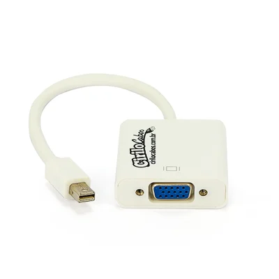 Adaptador Mini Displayport Para Vga Branco