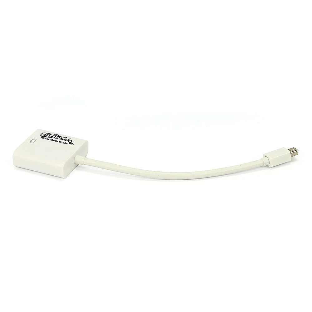 Imagem 2 de 3 do produto Adaptador Mini Displayport Para Vga Branco