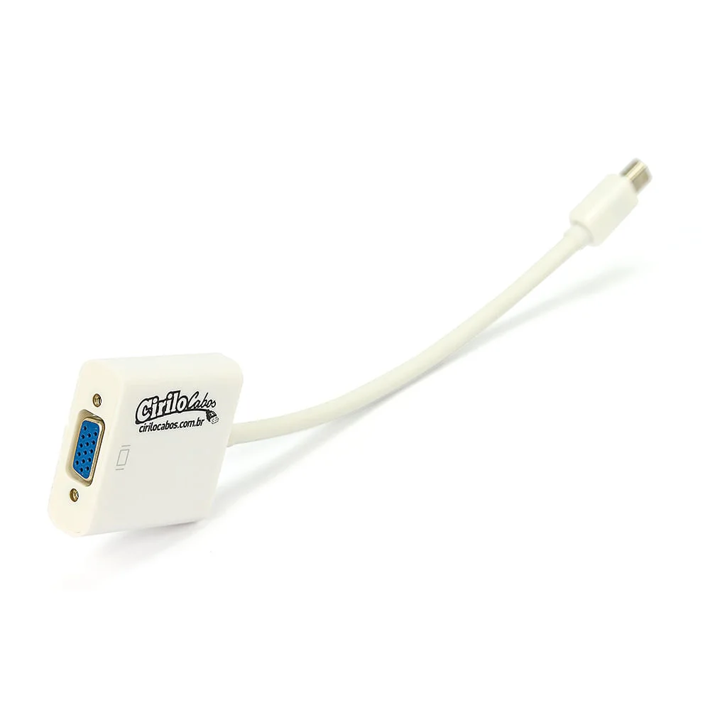 Imagem 3 de 3 do produto Adaptador Mini Displayport Para Vga Branco